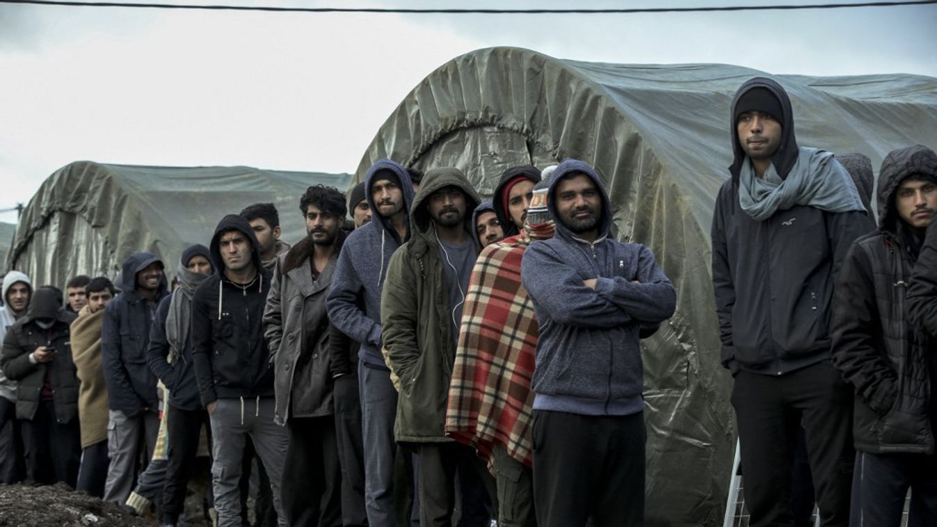 Erősödik a migrációs nyomás a balkáni útvonalon (Fotó: AFP)