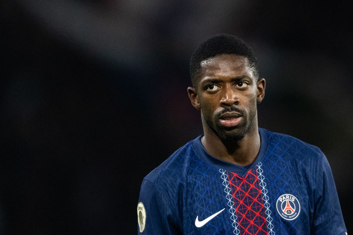 Ousmane Dembele of Paris Saint-Germain plays during the French L1 football match between Paris Saint-Germain (PSG) and Stade Rennais FC at the Parc des Princes stadium in Paris. (Photo by Ibrahim Ezzat/NurPhoto) (Photo by Ibrahim Ezzat / NurPhoto via AFP)