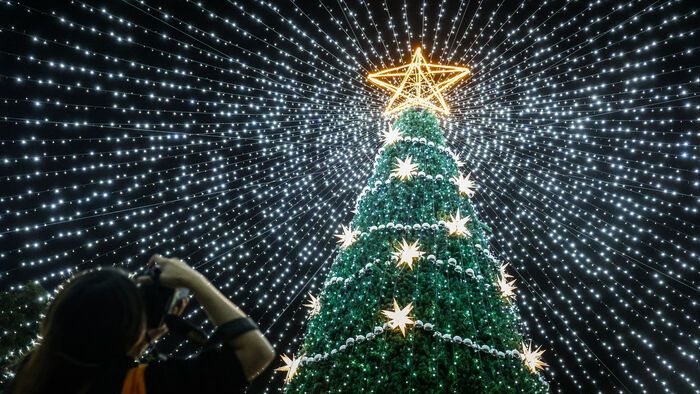 Tajvan - Karácsonyi fények a pingtung-i karácsonyi fesztiválon