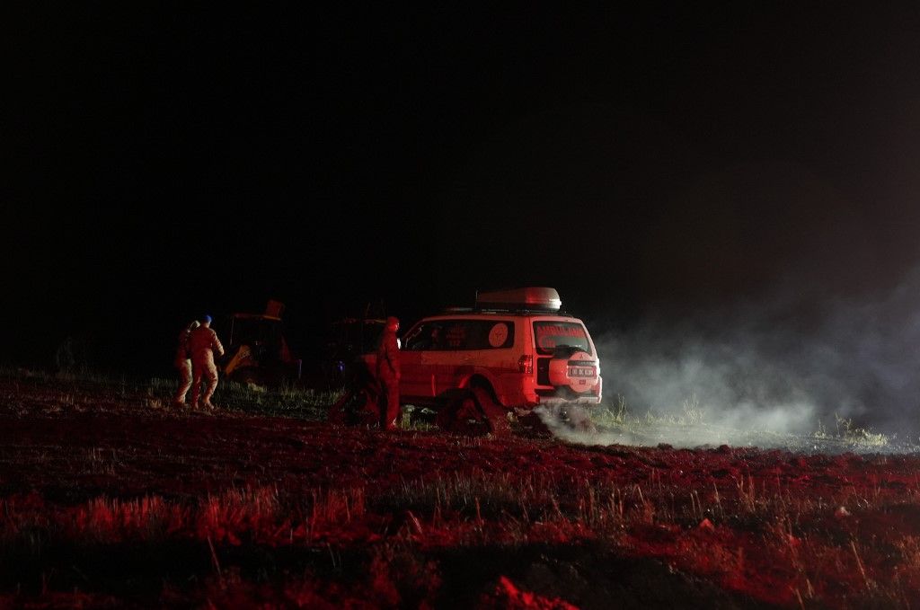 A lezuhant gép utasai meghaltak (Fotó: AFP)