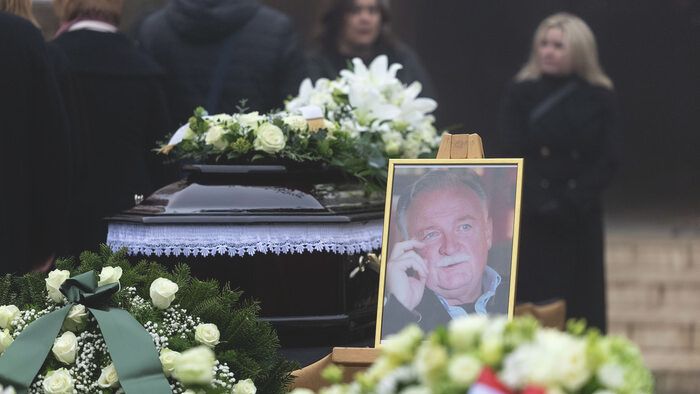 Balázs Péter temetése