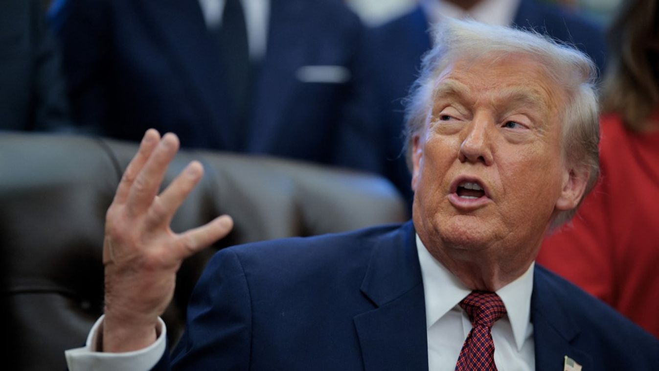 Donald Trump amerikai elnök (Fotó: AFP)