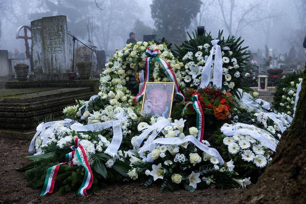 Balázs Péter temetése