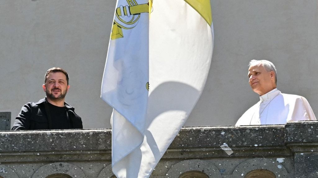 XIV. Leó pápa fogadta az ukrán elnököt