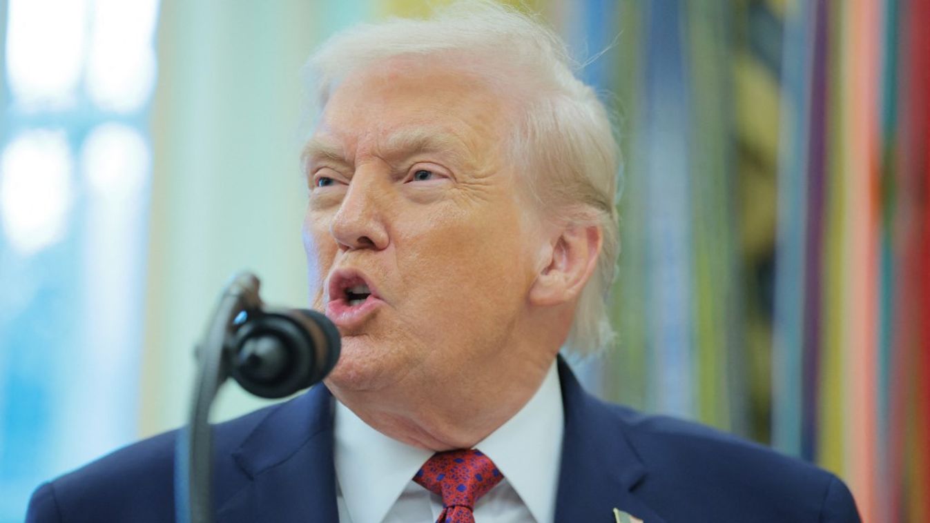 Donald Trump amerikai elnök (Fotó: AFP)