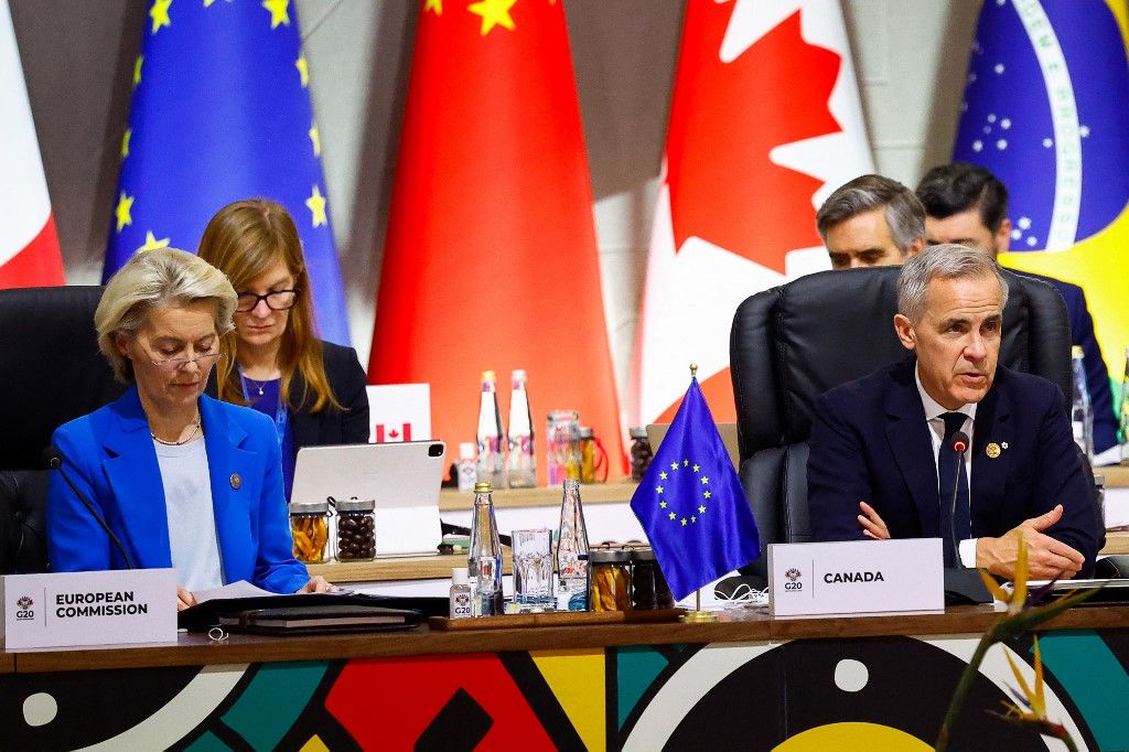 Ottawa első, Európán kívüli országként csatlakozhat a 150 milliárd eurós SAFE védelmi alaphoz (Fotó: THOMAS MUKOYA / POOL)