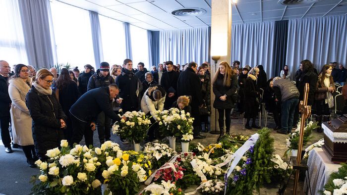 Kálloy Molnár Péter temetése