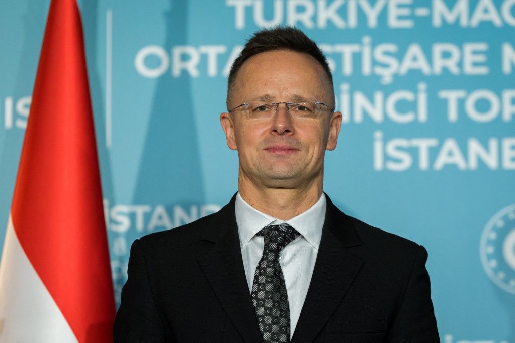 Szijjártó Péter magyar külgazdasági és külügyminiszter (Fotó: AFP)