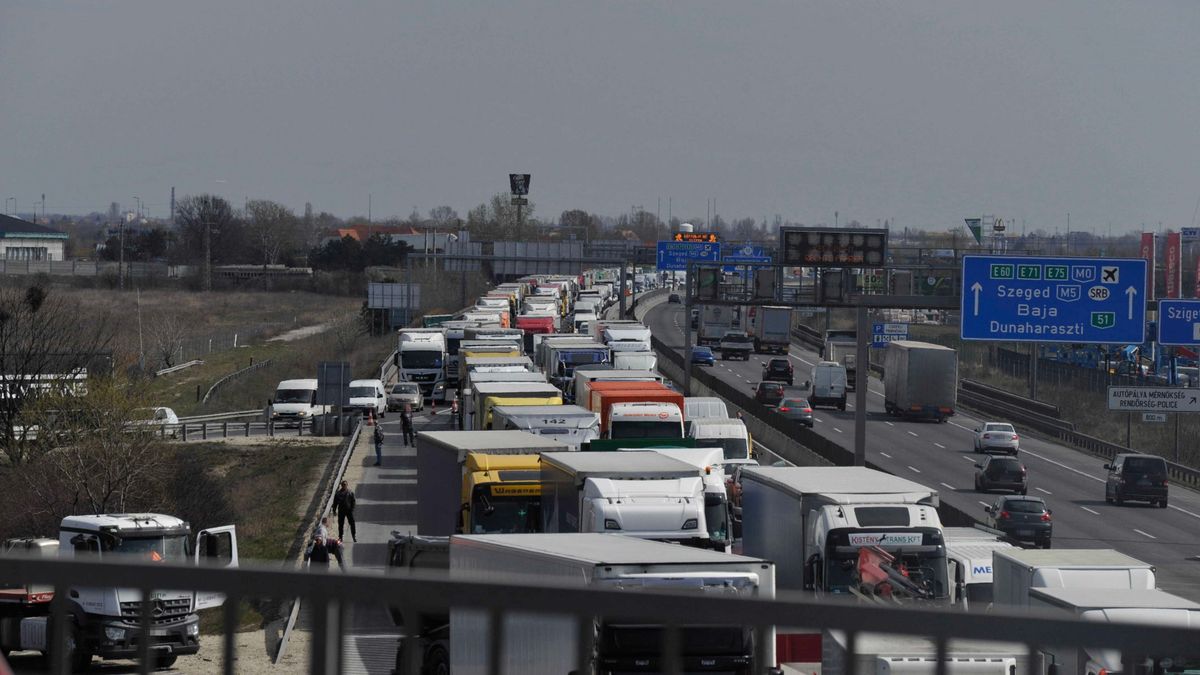 Egyéni kamionos akciók béníthatják meg hétfőn a főváros közlekedését