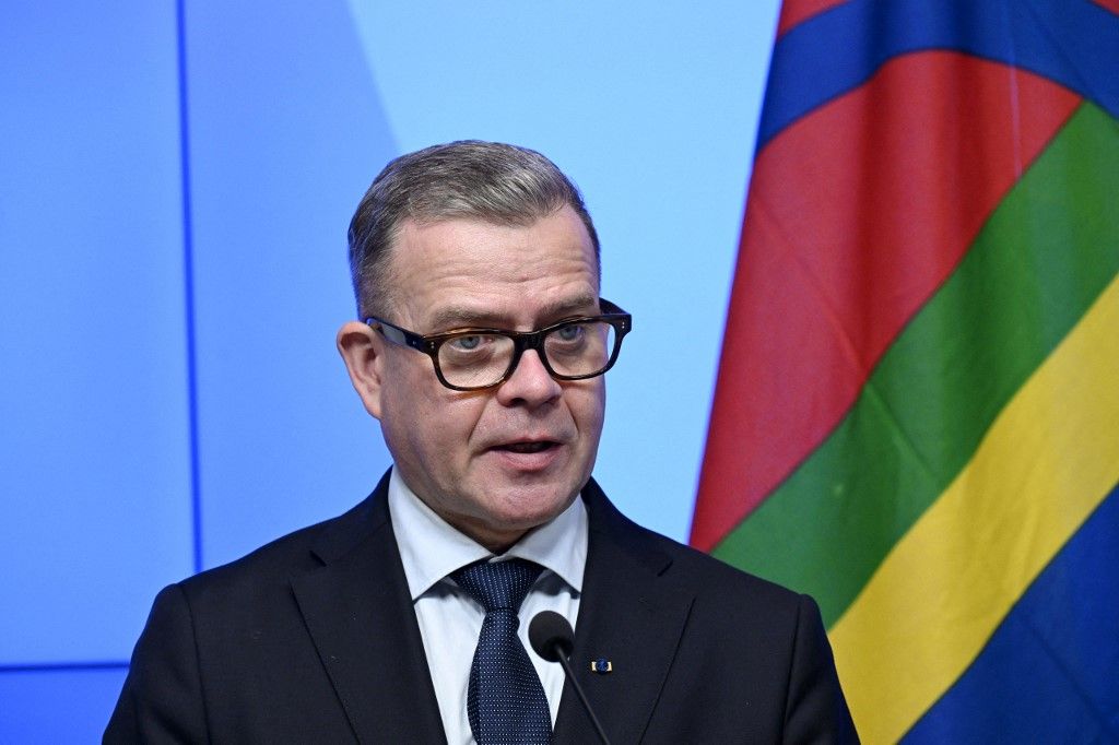 Petteri Orpo finn miniszterelnök arra figyelmeztetett, hogy egy ukrajnai békemegállapodást követően Oroszország a NATO keleti szárnyán csoportosíthatja át katonai erőit (Fotó: MARKKU ULANDER / Lehtikuva)