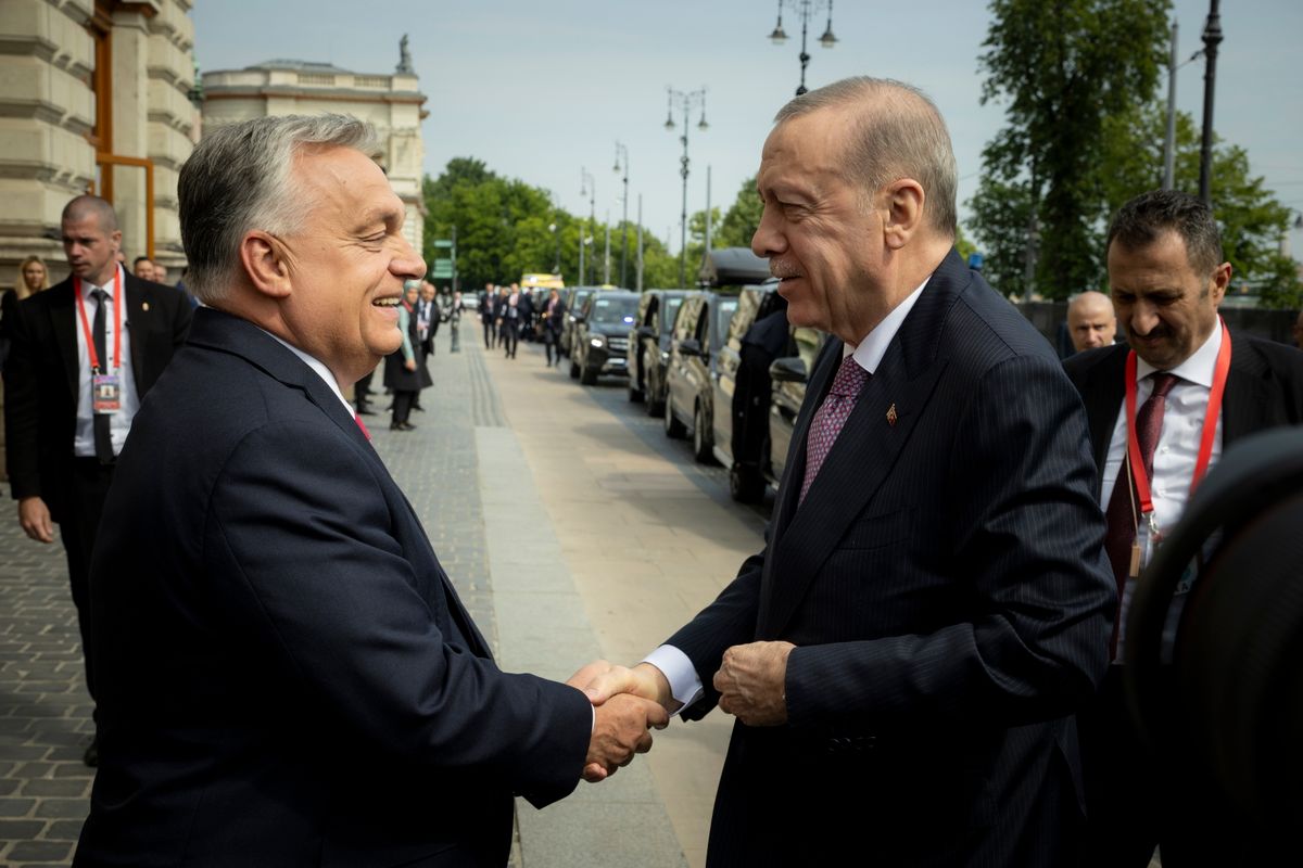 Orbán Viktor és Recep Tayyip Erdogan Fotó: Miniszterelnöki Kommunikációs Fõosztály/Fischer Zoltán / MTI/Miniszterelnöki Kommunikáció