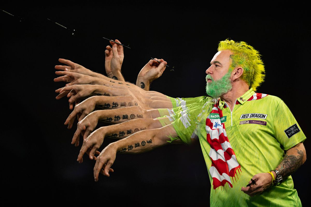 Peter Wright felidegesítette Michael van Gerwent, a két világbajnok egymásnak esett a darts-vb-n