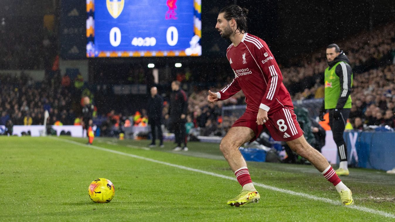 Szoboszlai Dominik a Leeds United elleni Premier League-mérkőzésen betalált