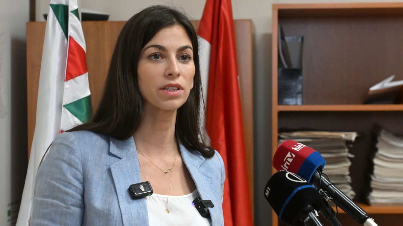 Szentkirályi Alexandra, a Fidesz-KDNP fővárosi képviselőcsoportjának vezetője 