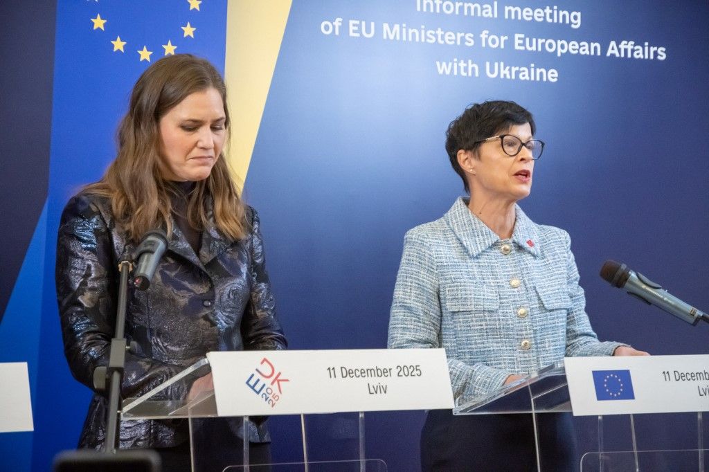 Az Európai Unió és Ukrajna tízpontos reformtervet fogadott el a korrupció visszaszorítására és az uniós csatlakozási folyamat előmozdítására (Fotó: OLENA ZNAK / ANADOLU)