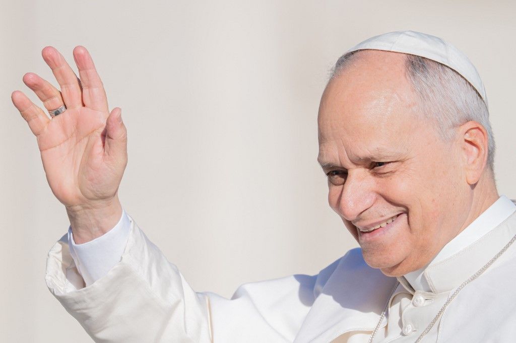 XIV. Leó pápa fogadta a pannonhalmi főapátot (Fotó: MASSIMO VALICCHIA / NurPhoto)