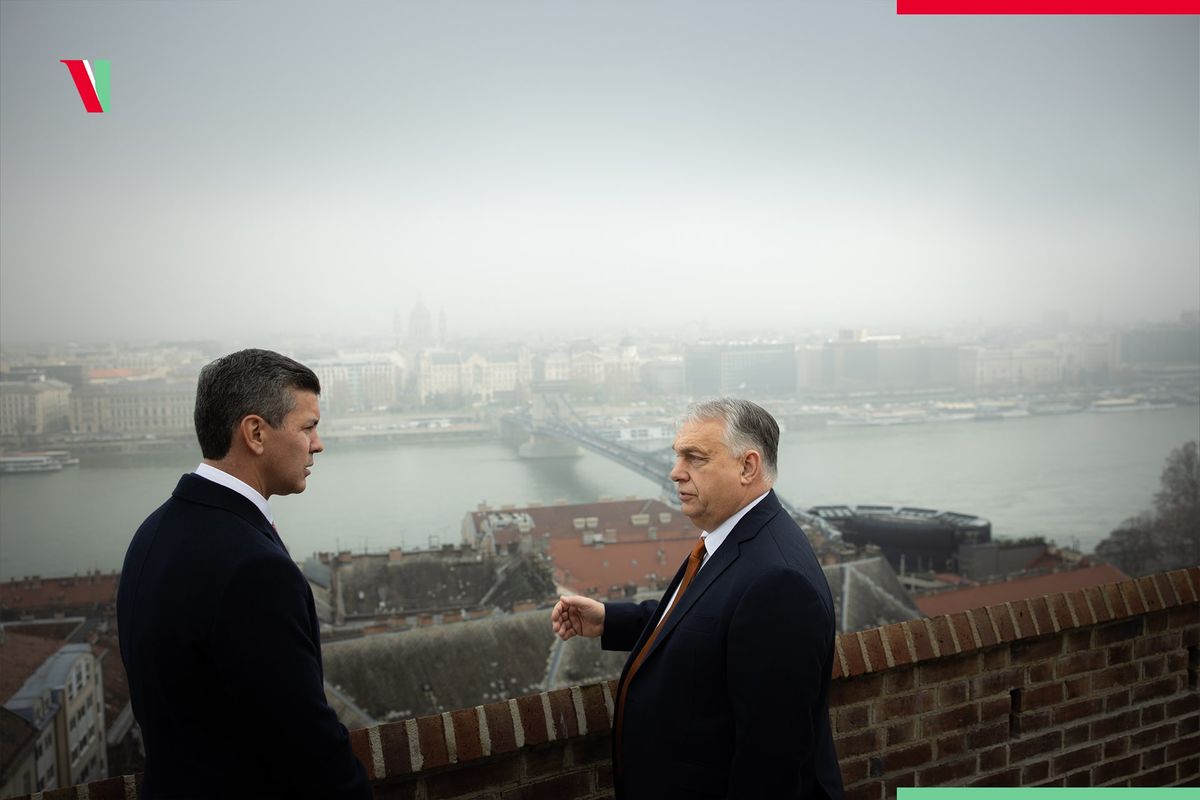 Santiago Pena és Orbán Viktor Forrás: Facebook