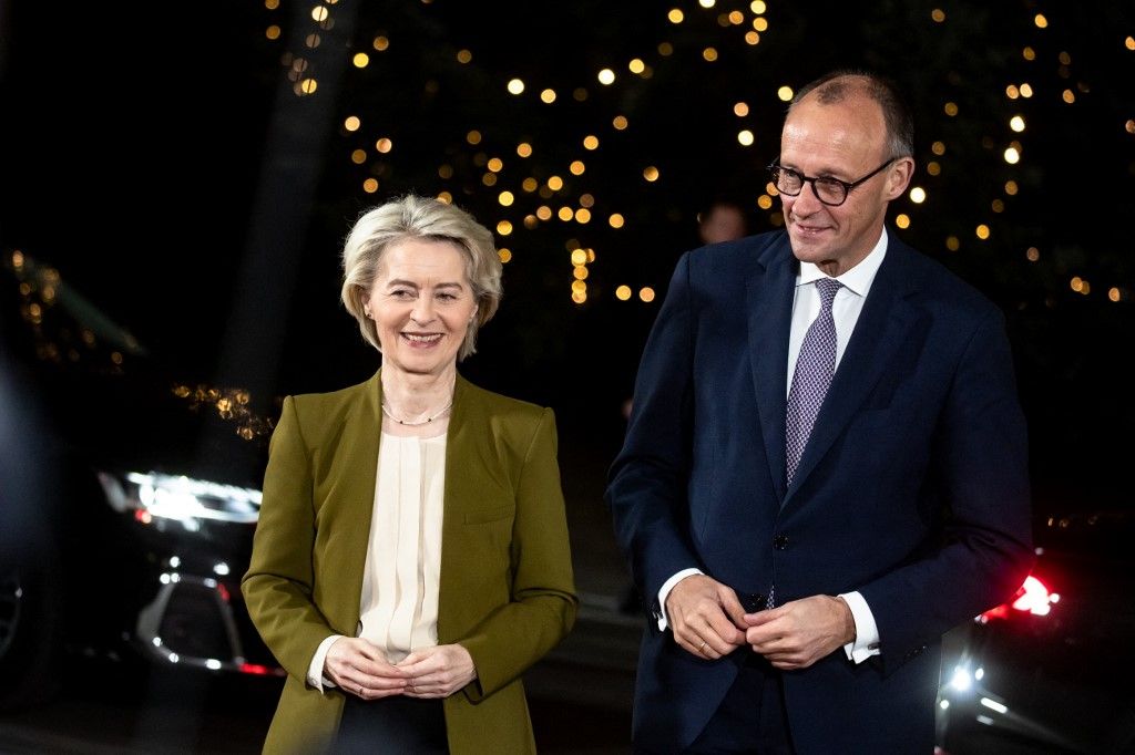 Merz német katonák Ukrajnába küldését készítené elő (Fotó: EMMANUELE CONTINI / NurPhoto)