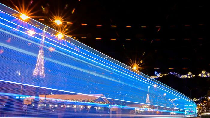 Advent - Fényvillamos Debrecenben