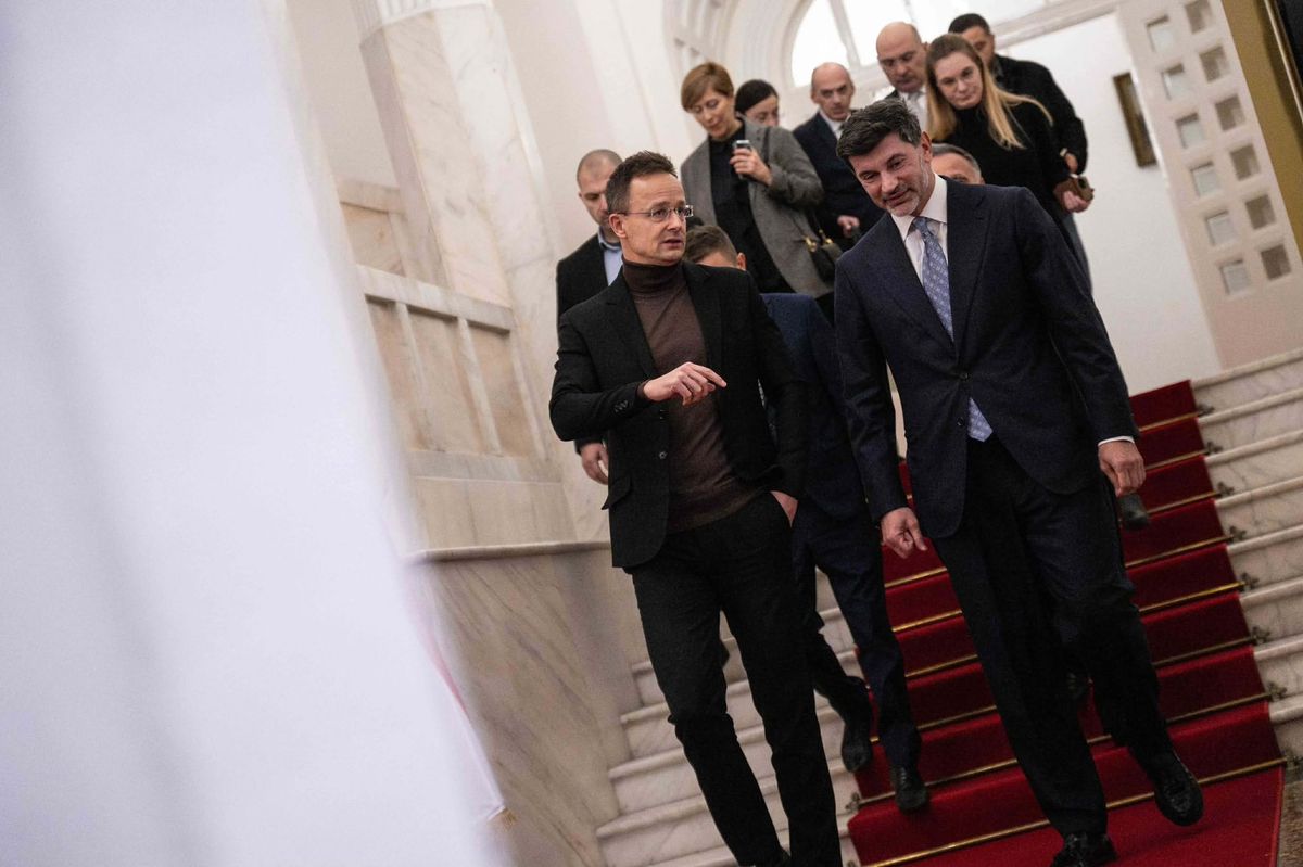 Szijjártó Péter és Kakha Kaladze