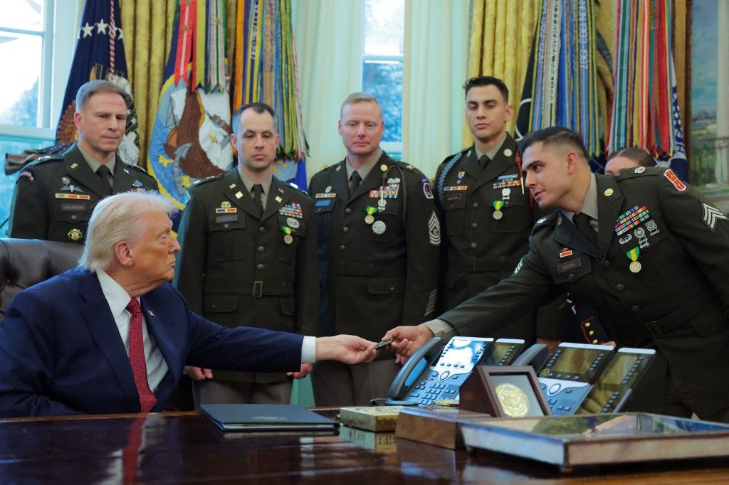 Trump hatalmas bejelentést tett (Fotó: AFP)