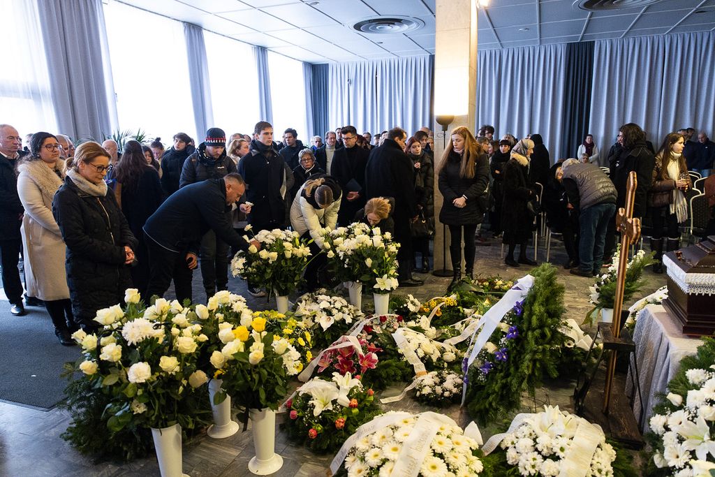 Kálloy Molnár Péter temetése