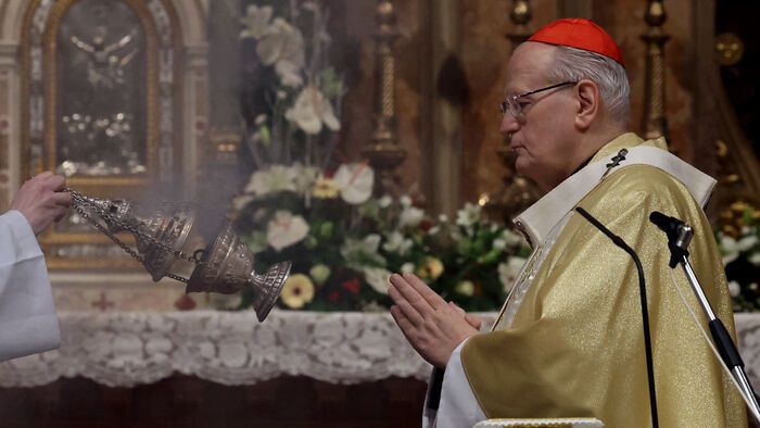 Erdő Péter karácsonyi éjféli szentmisét celebrált a Szent István-bazilikában