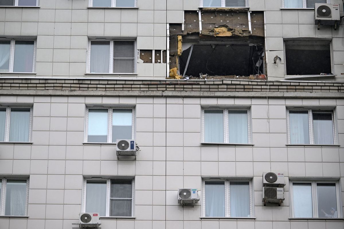 Krasznogorszkban egy korábbi dróntámadás után