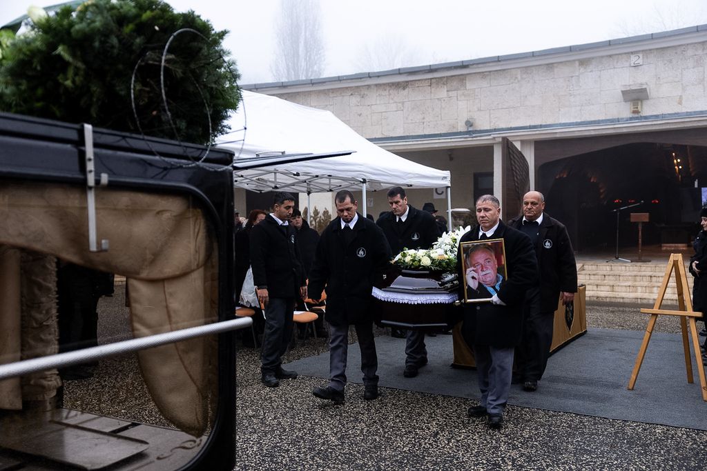 Balázs Péter temetése