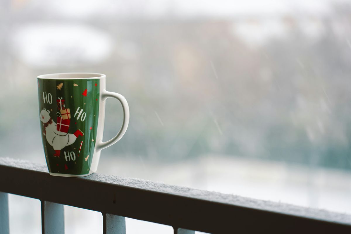 energia a karácsonyi készülődéshez, bögre