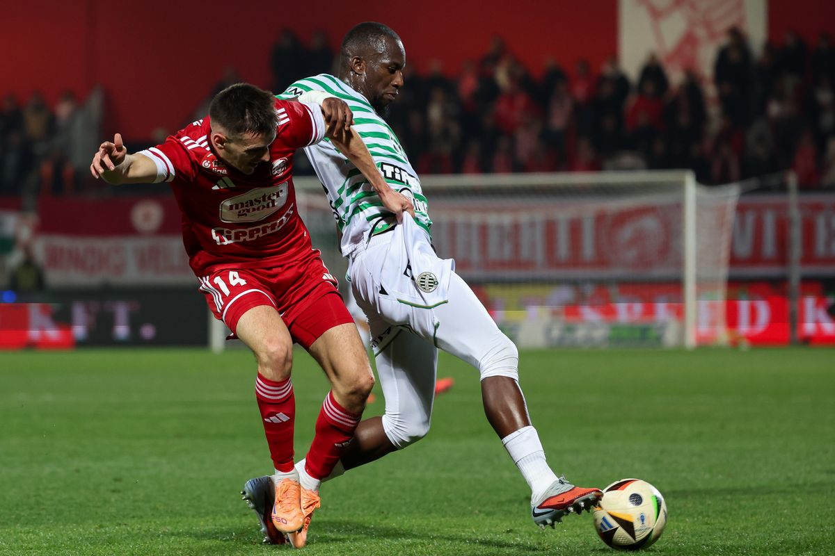 A Ferencvárosnak több helyzete volt az első félidőben, mégsem tudott előnyt szerezni a Kisvárda ellen