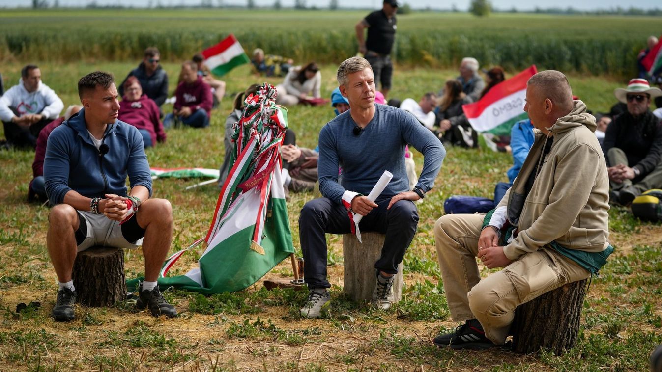 Radnai Márk, Magyar Péter és Ruszin-Szendi Romulusz (Forrás: Facebook)