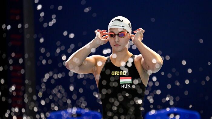 Pádár Nikolett a női 400 méteres gyorsúszás döntőjében a rövidpályás úszó Európa-bajnokságon