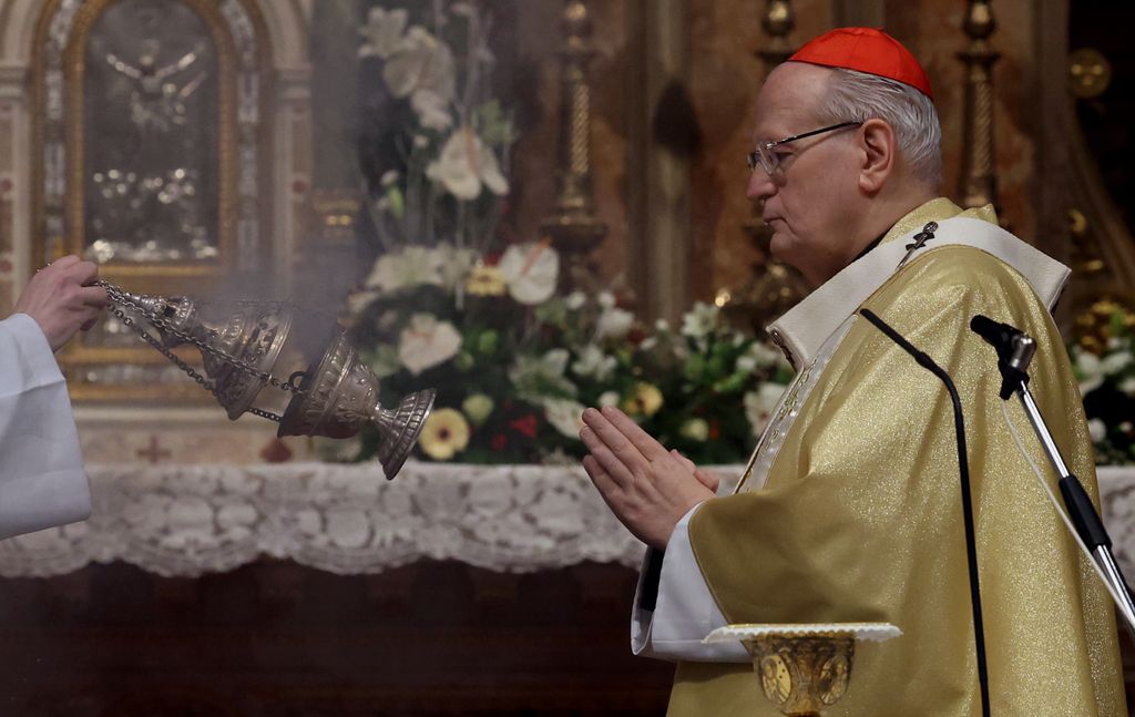 Erdő Péter karácsonyi éjféli szentmisét celebrált a Szent István-bazilikában