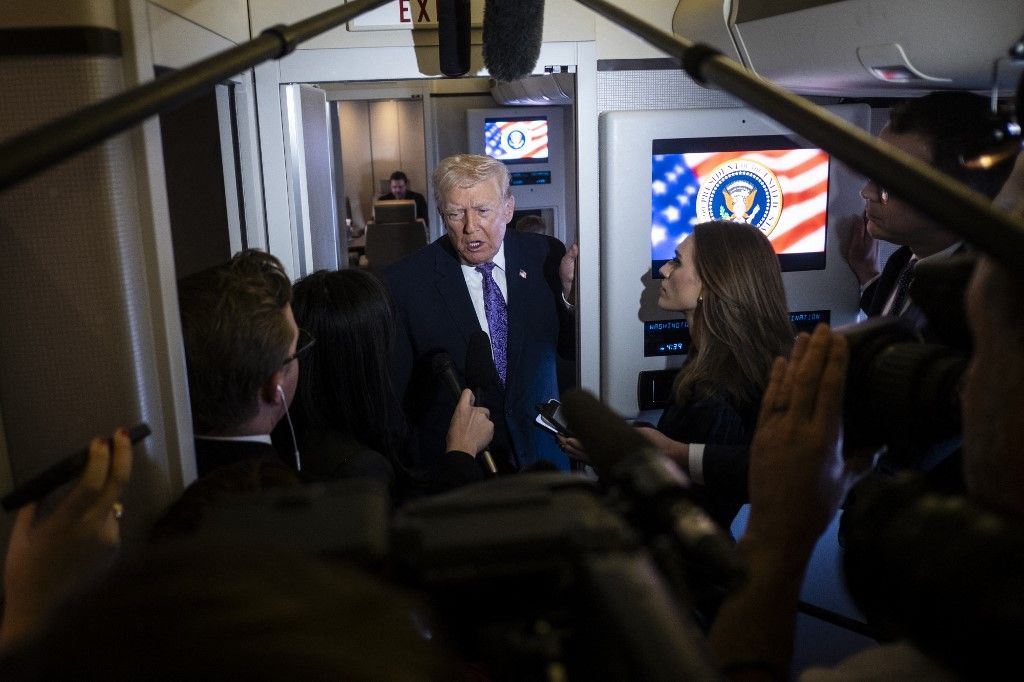 Donald Trump amerikai elnök (Fotó: AFP)