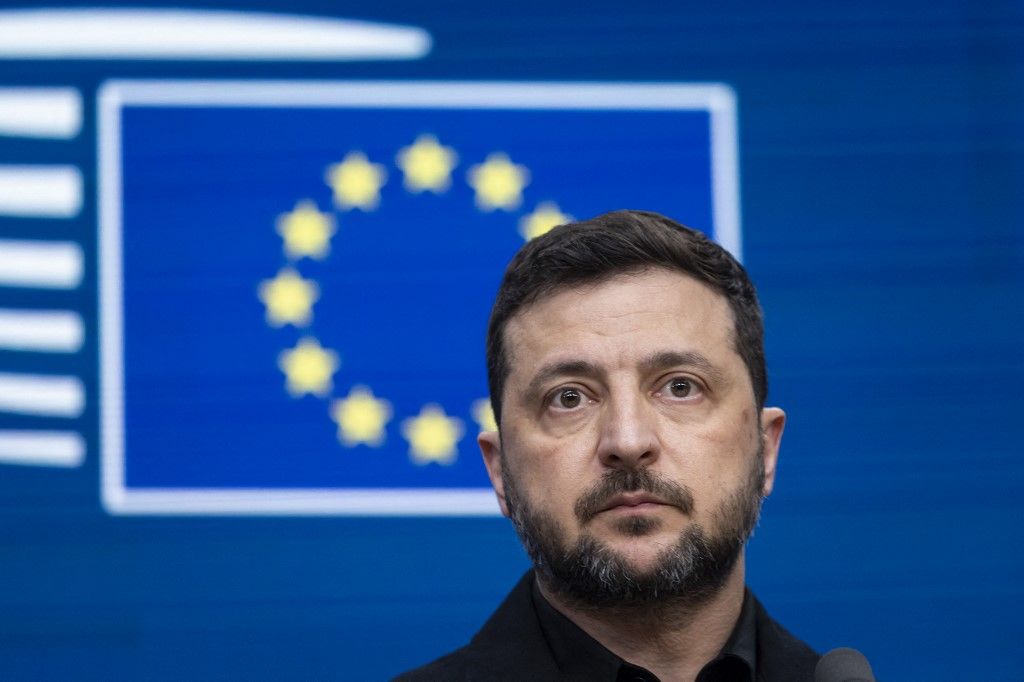 Ismét Ukrajna európai uniós csatlakozásának lehetőségéről volt tárgyalás (Fotó: NICOLAS ECONOMOU / NurPhoto)