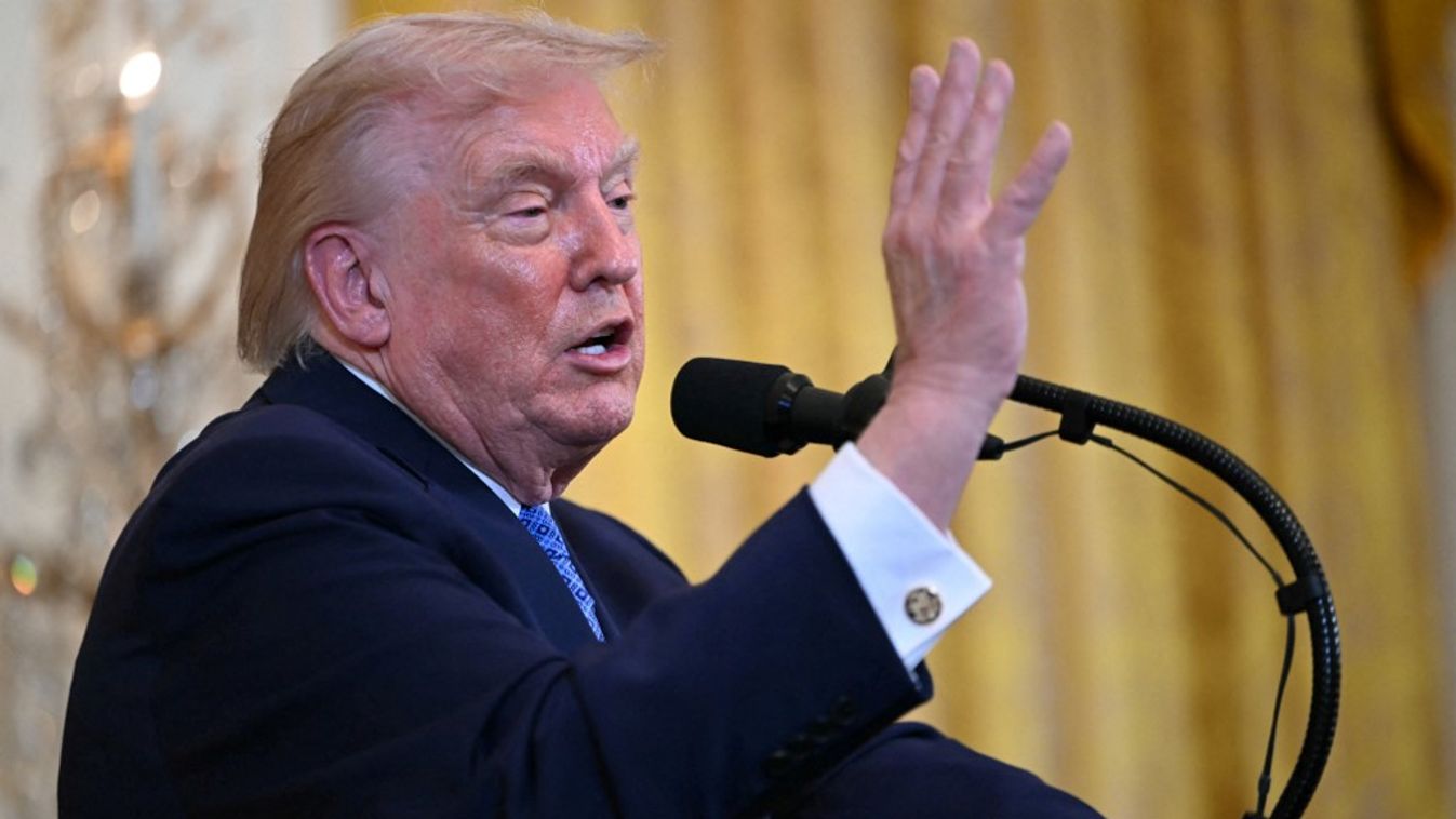 Donald Trump amerikai elnök (Fotó: AFP)