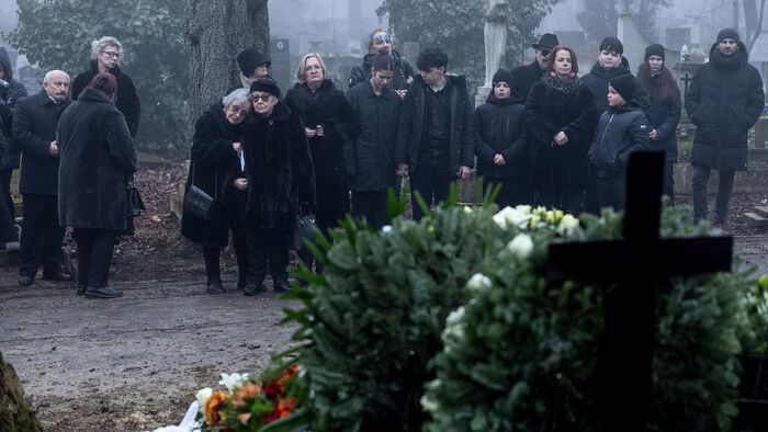 Balázs Péter temetése