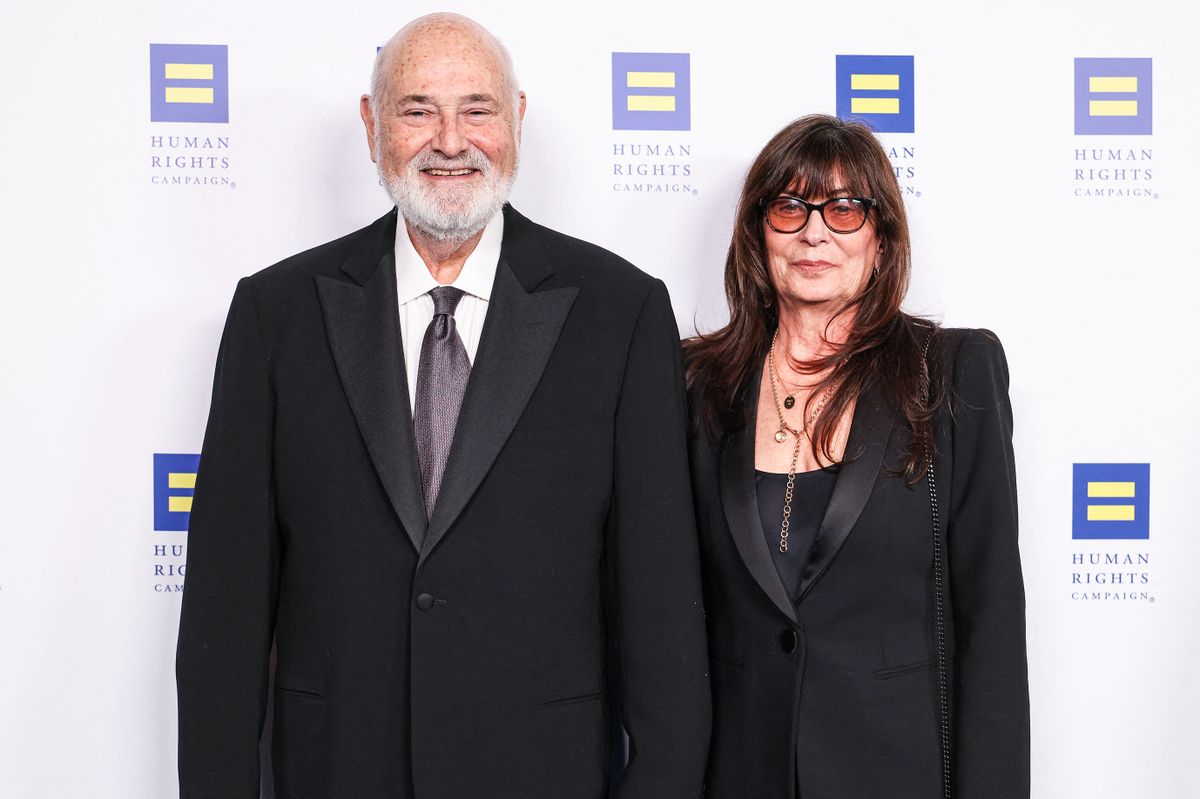 (FILE) Rob Reiner and His Wife Michele Were Killed by Their Son. Rob Reiner and his wife, Michele Singer Reiner, were found after first responders were called to the couple's Brentwood home on Sunday, December 14, 2025 at 3:30 p.m. American actor, director, producer, writer, and political activist Rob Reiner and wife Michele Singer Reiner arrive at the Human Rights Campaign's 2025 Los Angeles Dinner held at the Fairmont Century Plaza on March 22, 2025 in Century City, Los Angeles, California, United States. (Photo by Xavier Collin/Image Press Agency/NurPhoto) (Photo by Image Press Agency / NurPhoto via AFP)