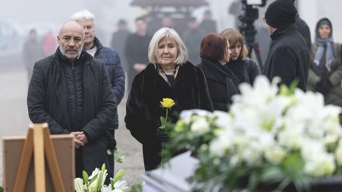 Balázs Péter temetése