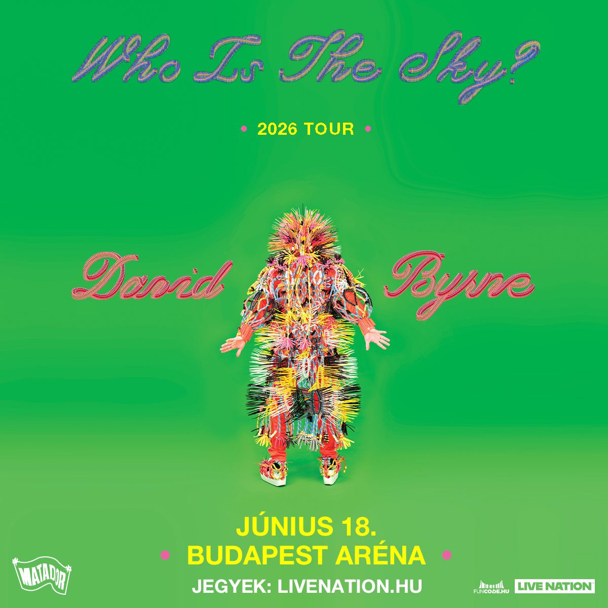 David Byrne 17 év után újra Budapesten