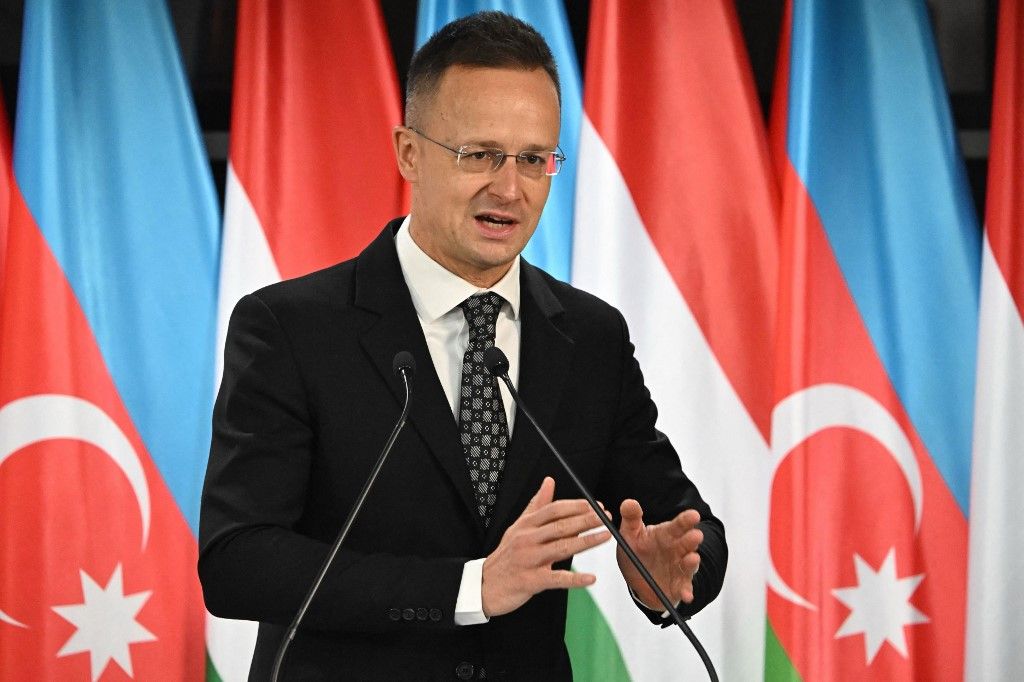 Szijjártó Péter magyar külgazdasági és külügyminiszter (Fotó: AFP)