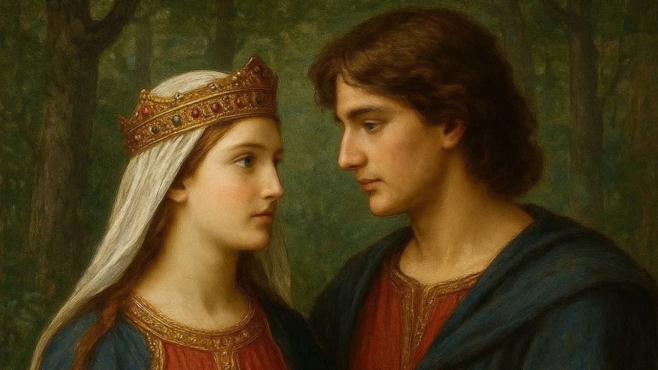 Árpád-házi Szent Piroska és vőlegénye