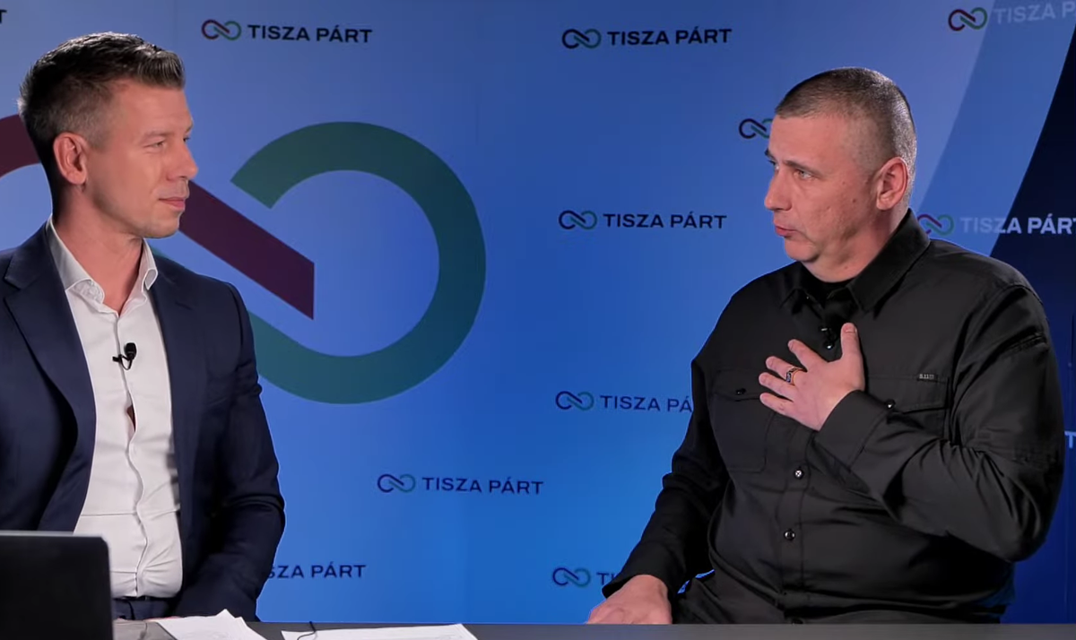 Magyar Péter és Ruszin-Szendi Romulusz (Forrás: Youtube)