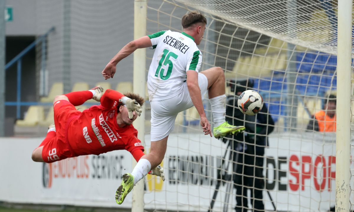 A Kazincbarcika ellen Szendrei Ákos két gólt szerzett