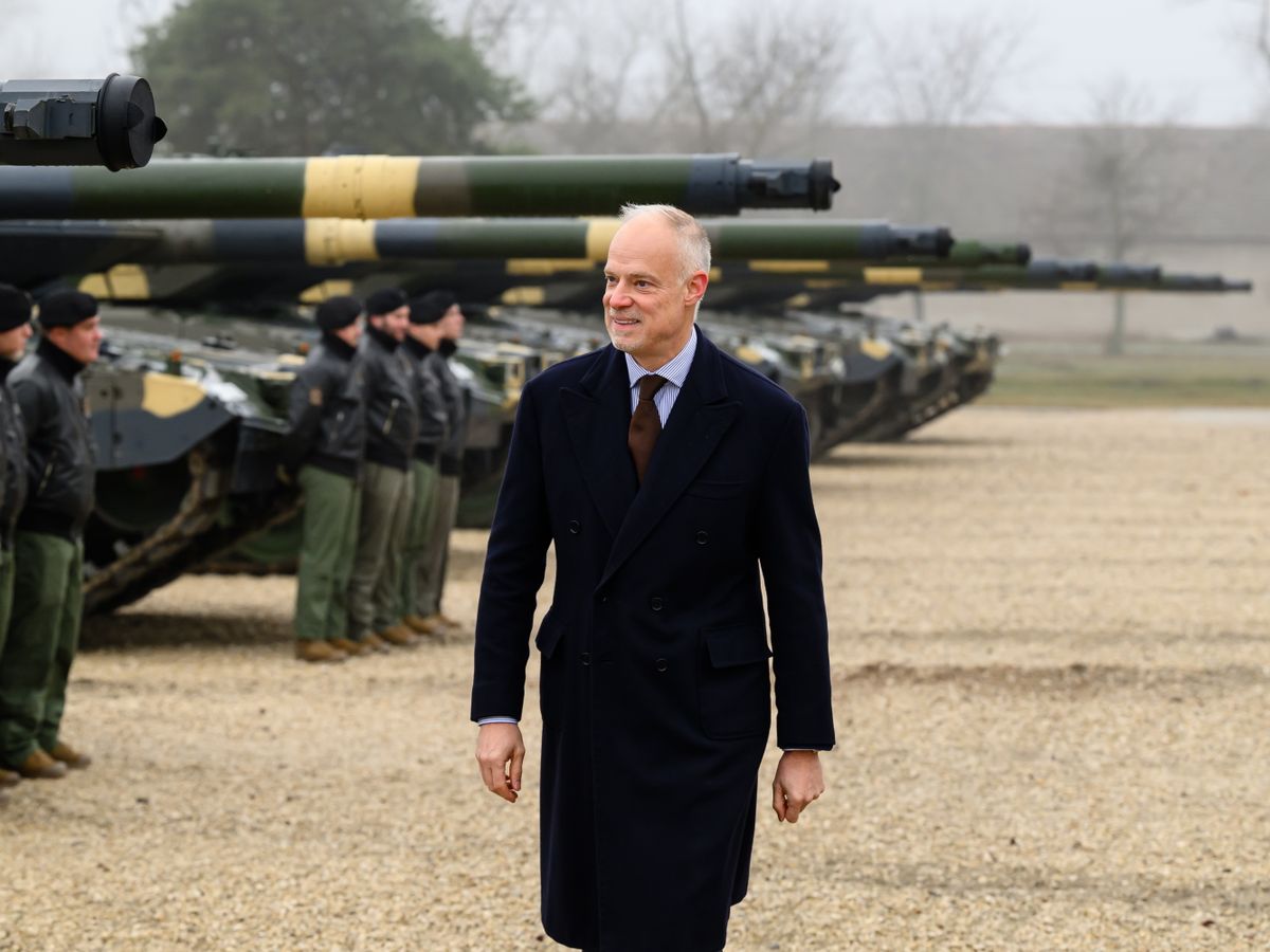 Szalay-Bobrovniczky Kristóf karácsony alkalmából üzent a magyar katonáknak (Fotó: Vasvári Tamás / MTI)