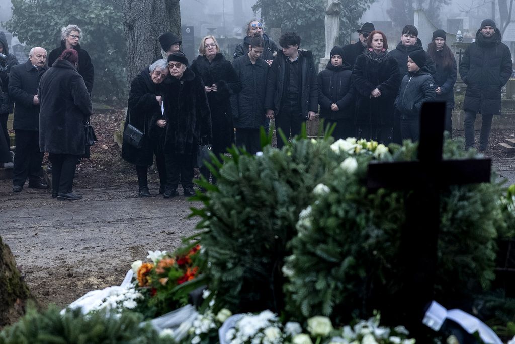 Balázs Péter temetése