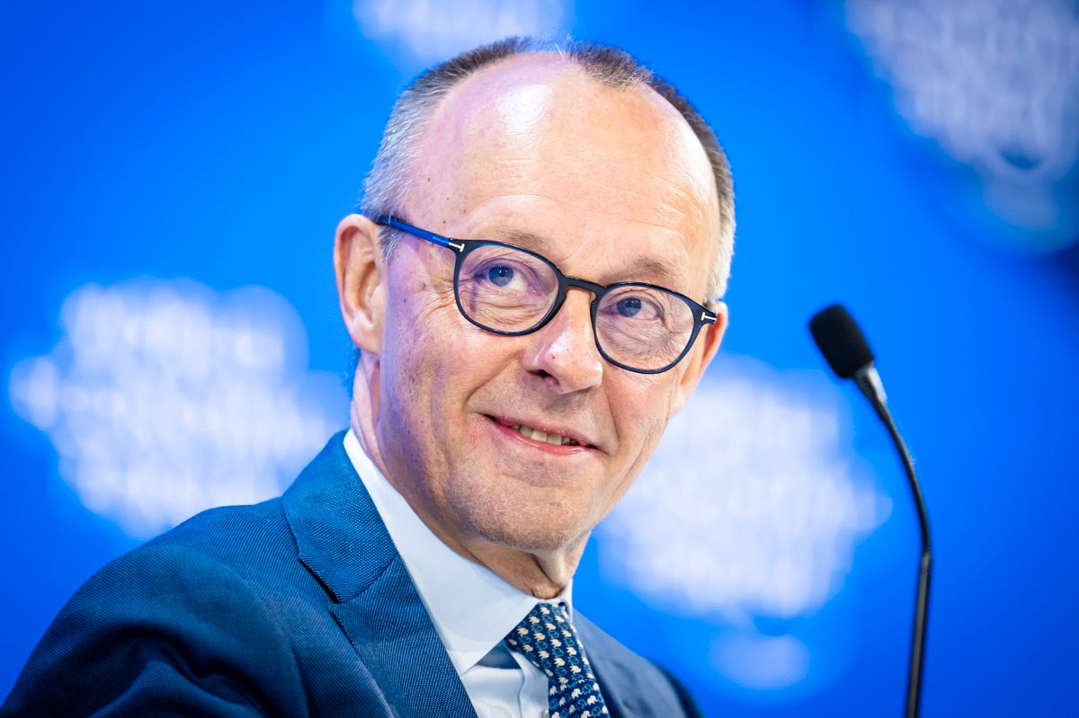 Davos, 2026. január 22.
Friedrich Merz német kancellár felszólal az 56. Világgazdasági Fórumon a svájci Davosban 2026. január 22-én. A január 23-ig tartó rendezvény mottója: A párbeszéd szelleme.
MTI/EPA/Keystone/Gian Ehrenzeller