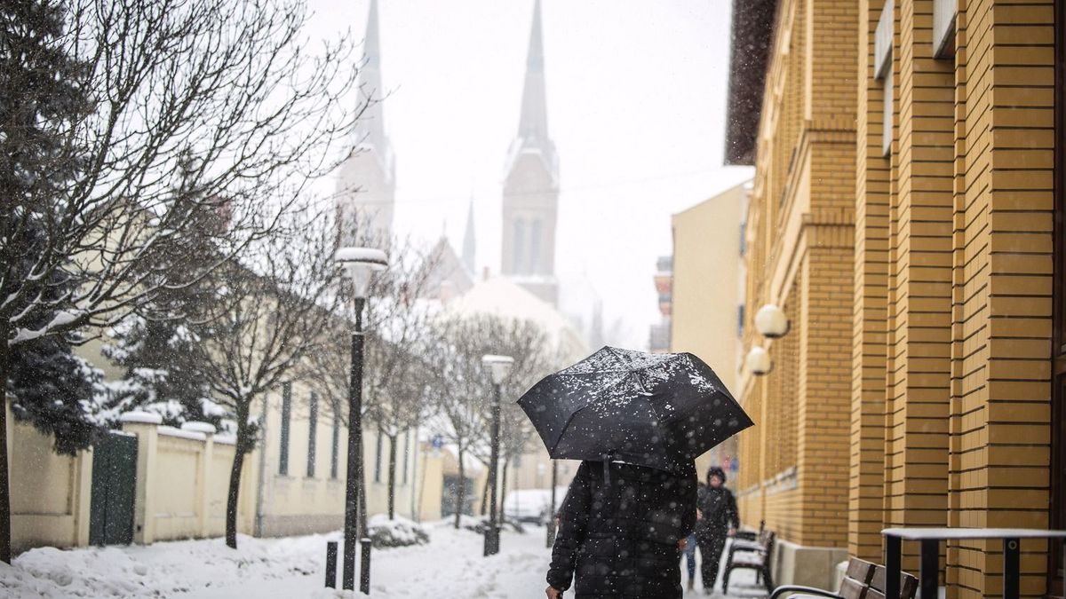 Újabb havazás érkezik, de néhol a nap is előbújik