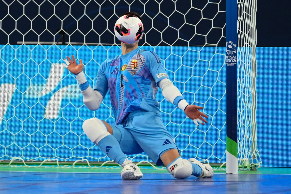 Alasztics Marcell nem unatkozott a magyar futsalválogatott kapujában